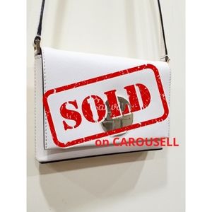 kate spade (Authentic) | White Mini Crossbody Bag